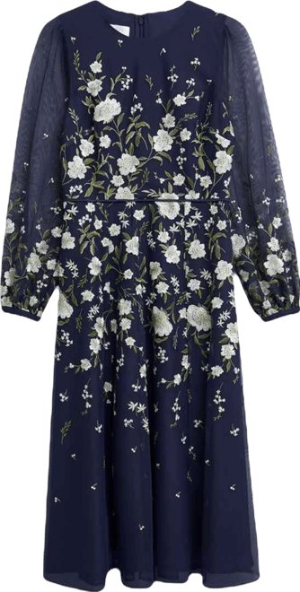 sachin and babi light blue dress Vintage Pink Mexican Oaxaca Embroidered Dress – ThisBlueBird