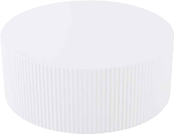 Contemporary Round Coffee Table with Handcrafted Relief 35.43inch