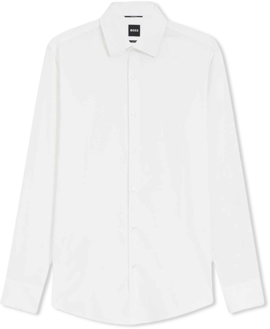 Boss by  Men's Performance-Stretch Twill Slim-Fit Dress Shirt