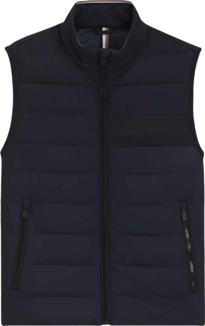 Boss by  Men's Water-Repellent Tonal Logo Gilet