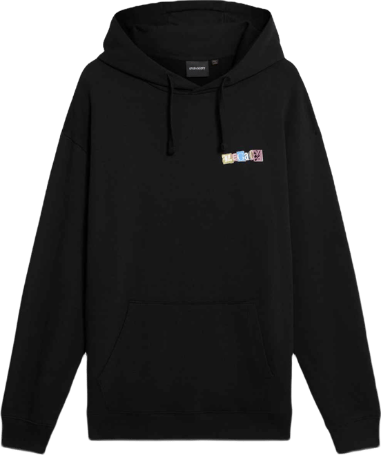 Men's Bold Letters Long Sleeve Graphic Hoodie