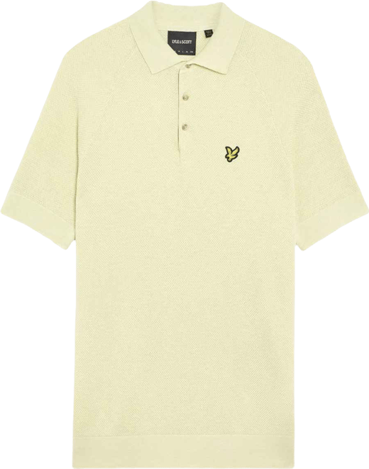 Men's Linen Blend Knitted Polo