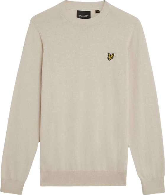 Men's Cotton Merino Crew Neck Sweater