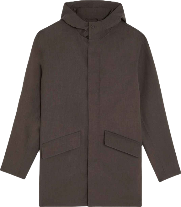 Men's Long Sleeve Hooded Military Parka Jacket