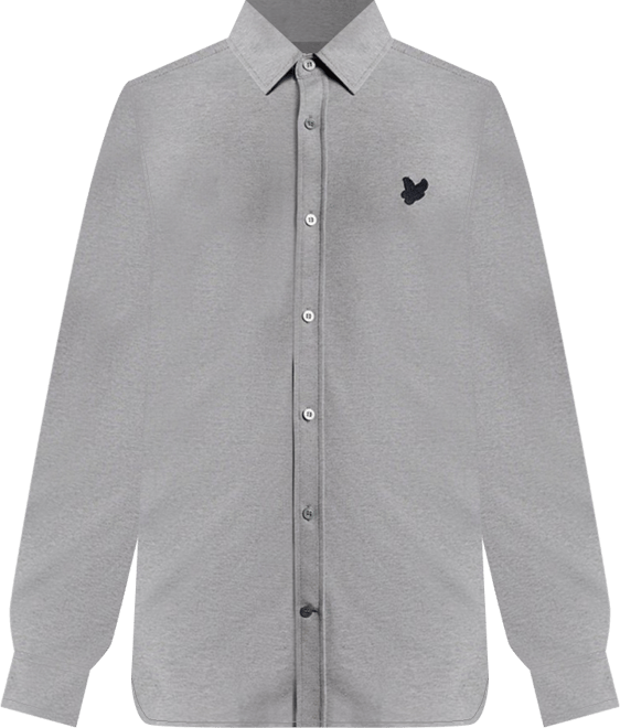 Men's Jacquard Stripe Long Sleeve Shirt