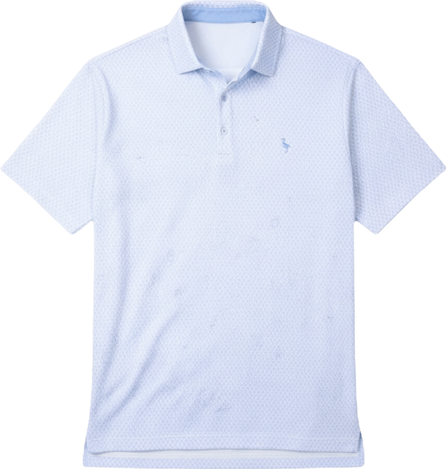 Men's Geo Floral Modal Pique Polo