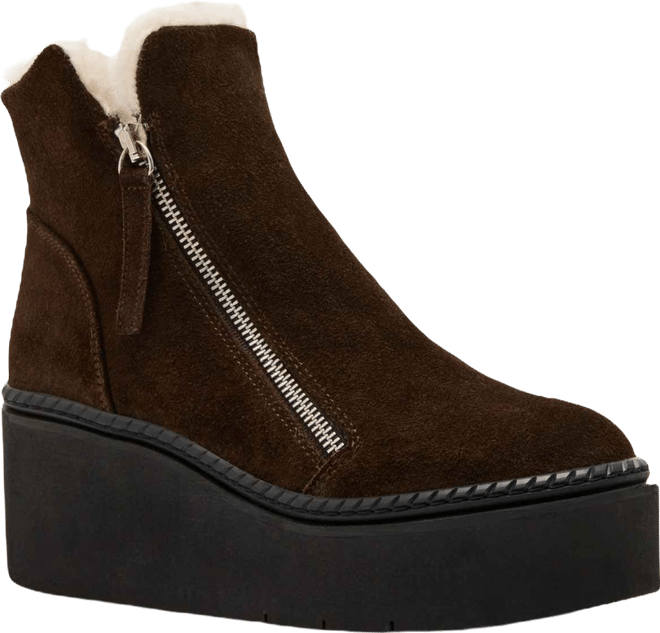 Women's Drift-f Platform Zipper Wedge Booties