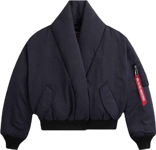 Women's Shawl Collar Flight Jacket W