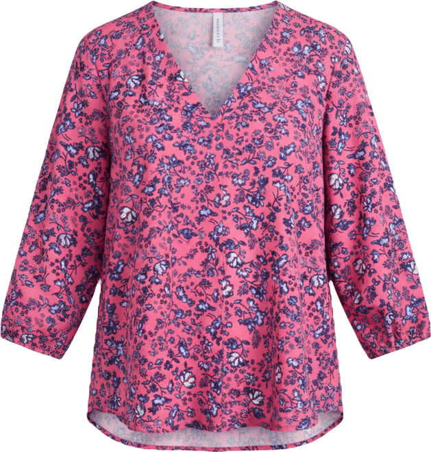 Women's V-Neck 3/4-Sleeve Top