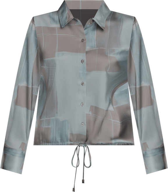 Women's Long-Sleeve Drawstring Top