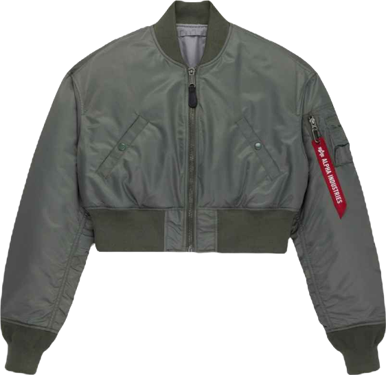 Women's Cropped Ma-1 Flight Jacket W