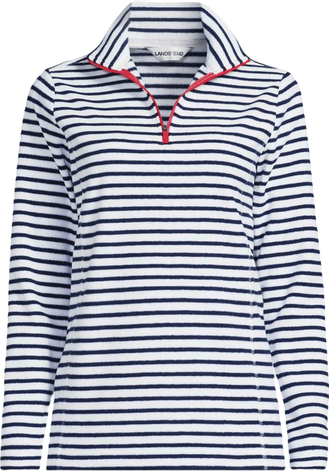 Plus Size Anyweather Fleece Quarter Zip Pullover