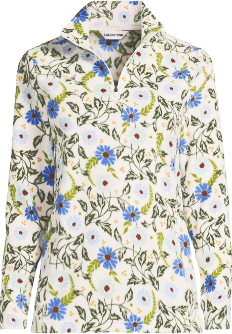 Plus Size Anyweather Fleece Quarter Zip Pullover