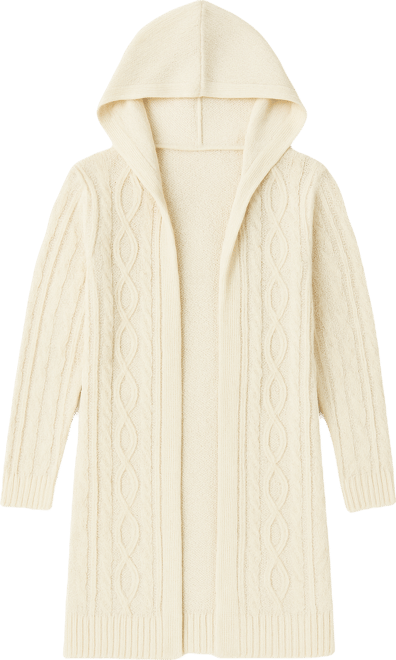 Women's Camilla Cable Knit Hooded Cardigan