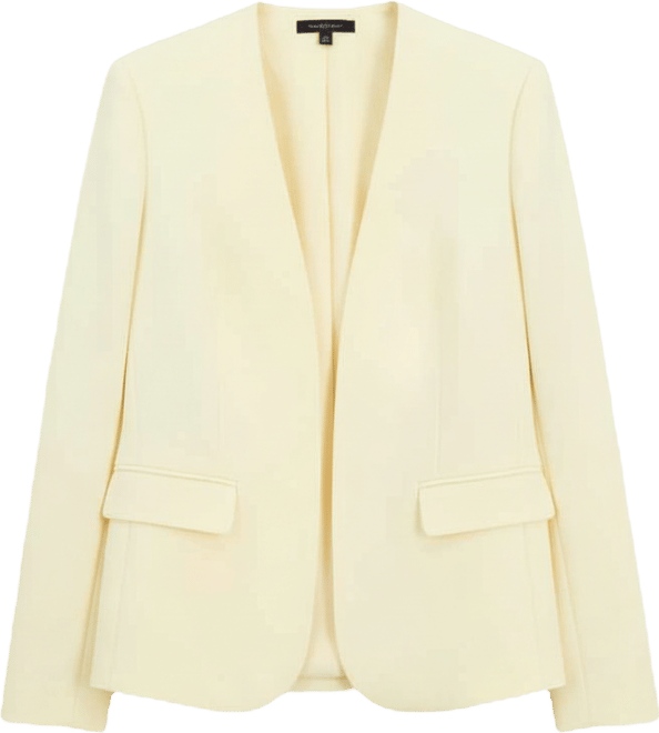 Women's Collarless Open-Front Bi-Stretch Blazer, Created for Macy's