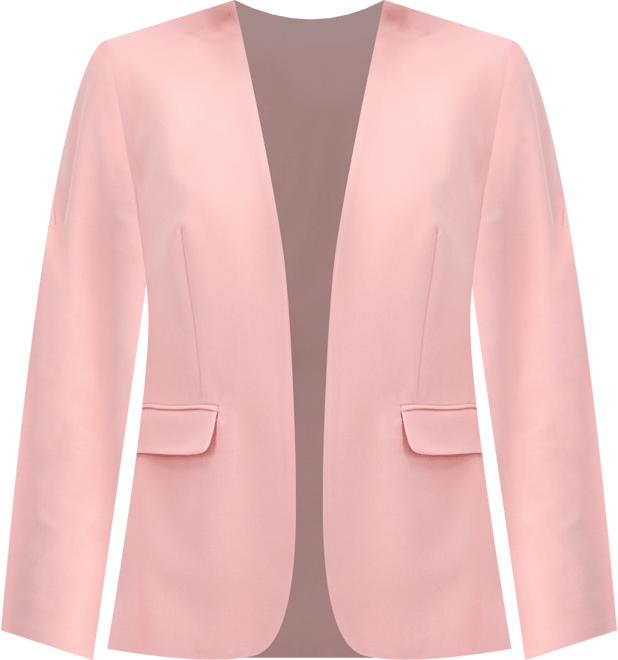 Women's Collarless Open-Front Bi-Stretch Blazer, Created for Macy's