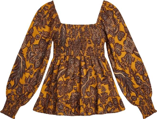 Women's Felicity Shirred Bodice Blouse