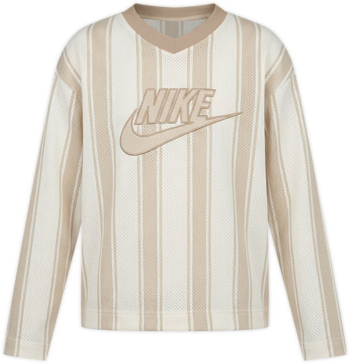 Nike Sportswear Collection Older Kids' Long-Sleeve Mesh Jersey