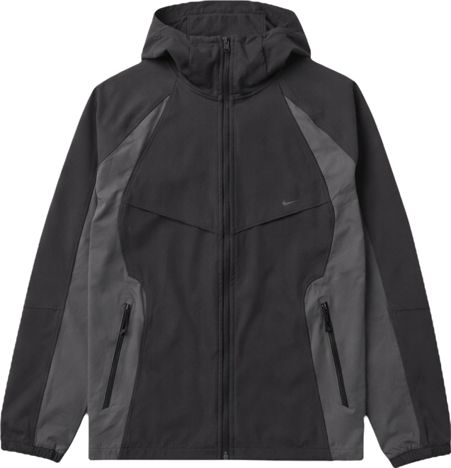 Nike Tech Chamarra Windrunner de tejido Woven de cierre completo Dri-FIT con colores contrastantes para hombre