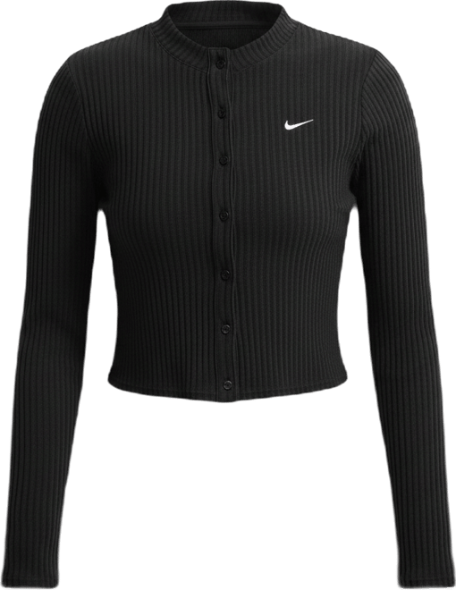 Nike Sportswear Chill Knit Aansluitend breed geribd vest voor dames