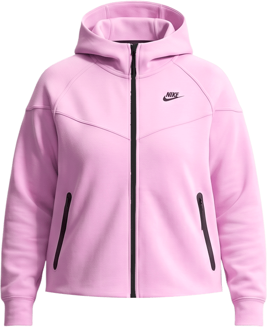 Nike Sportswear Tech Fleece Windrunner Sudadera con gorro de cierre completo para mujer (talla grande)