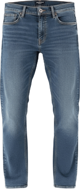 Devil-Dog Dungarees Men's Slim Straight Fit Performance Stretch Denim Jeans, Lincoln Wash
