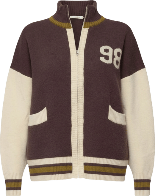 Womens 98 Varsity Zip Up Sweater