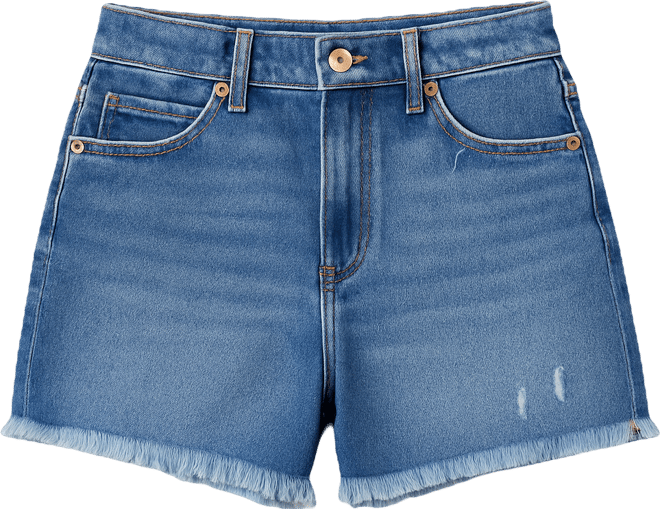 Juniors' High-Rise Denim Shorts