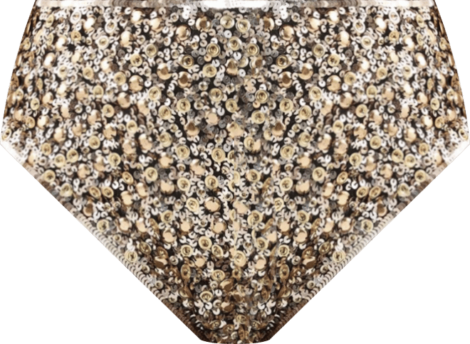 Women's Cluster Hand Embellished Booty Shorts