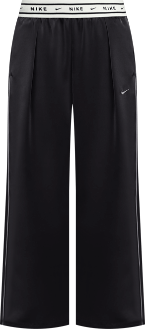 나이키 스포츠웨어 여성 루즈 핏 미드라이즈 새틴 팬츠