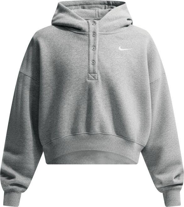Nike Sportswear Phoenix Fleece Women's Oversized Cropped Henley Hoodie