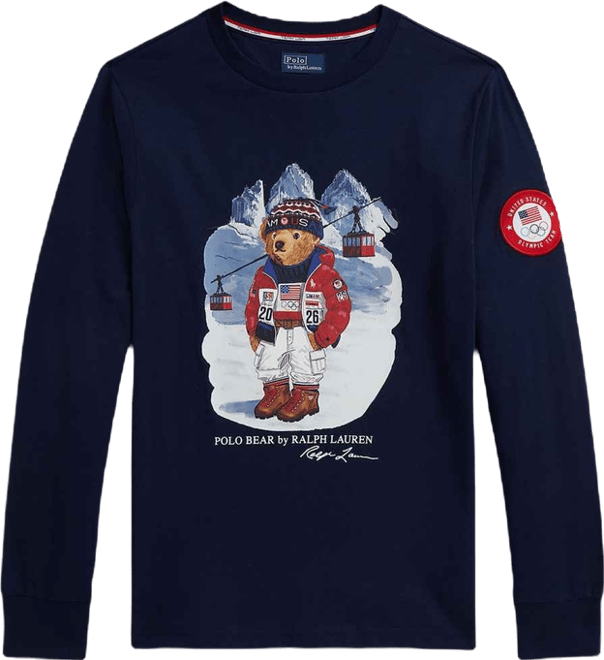 Boys' 8-20 Bear Graphic T-Shirt