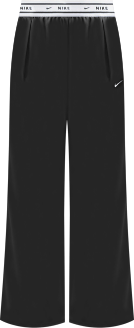 Nike Sportswear Pants de satén de tiro medio holgados para mujer