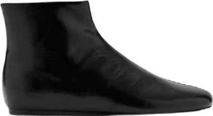 Women's Zipped Flat Ankle Boots