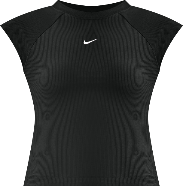 Nike Sportswear Chill Knit Γυναικεία κοντομάνικη μπλούζα με ριμπ ύφανση