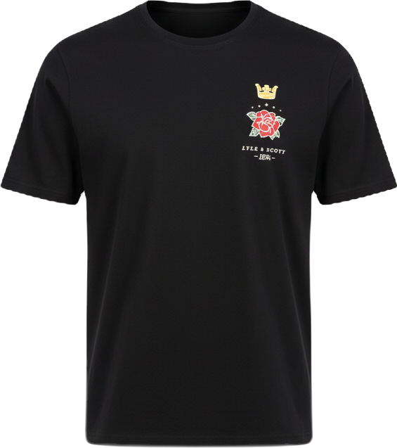 Men's Rose And Crown Graphic T-shirt