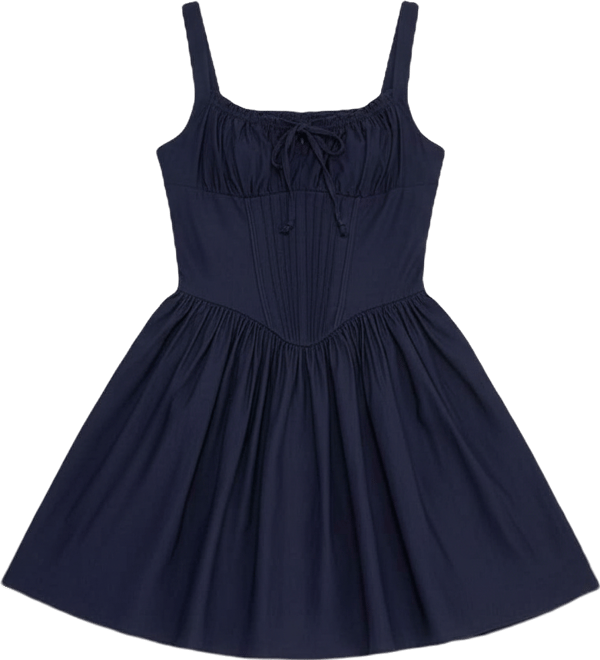 Women's Square Neck Short Dress