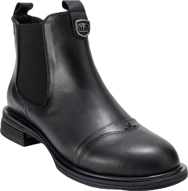 Sidney Leather Buckled Chelsea Boot (Women)