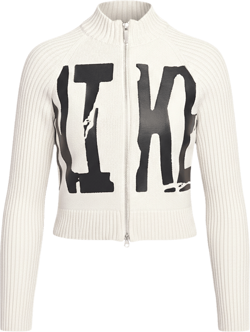 나이키 스포츠웨어 여성 타이트 그래픽 풀집 스웨터