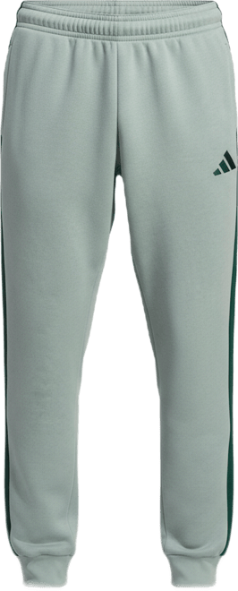 Men's Essentials Regular-Fit 3-Stripes Fleece Joggers