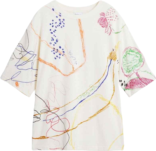 Men's Short-sleeve T-shirt with drawings