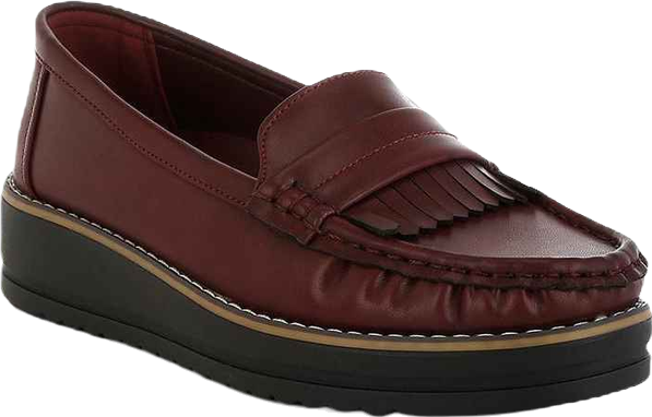 Croyda Fringed Nubuck Loafers