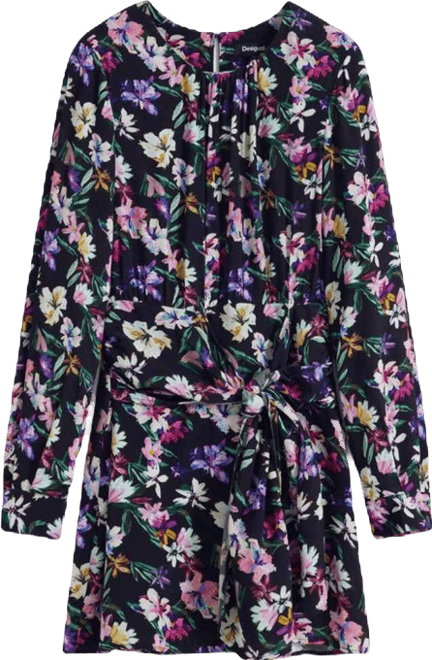Women's Floral knot short dress