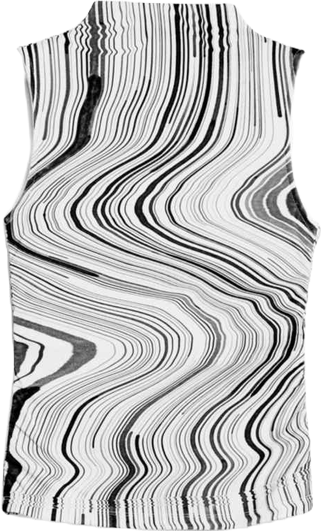 Women's Wavy striped T-shirt