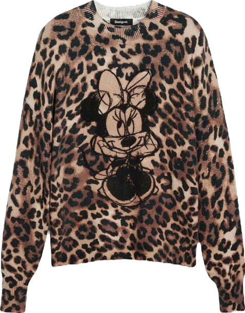 Women's Minnie animal print sweater