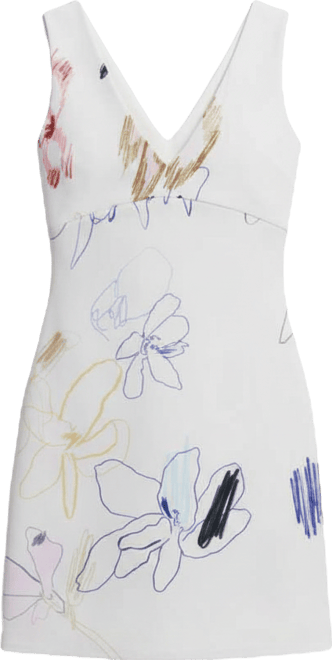 Women's Pinafore dress with strokes