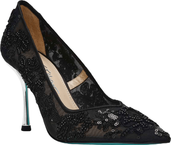 Women's Jenii Pointed-Toe Mesh Stiletto Pumps