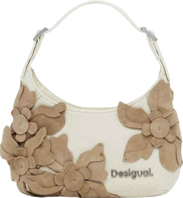 Women's Small floral applique bag