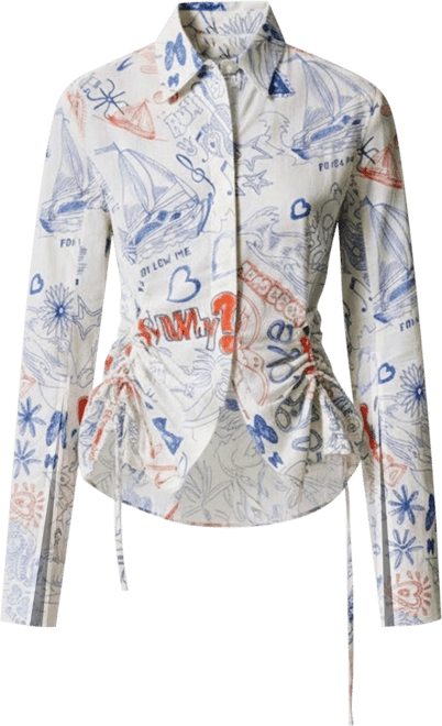 Women's Printed shirt with bows