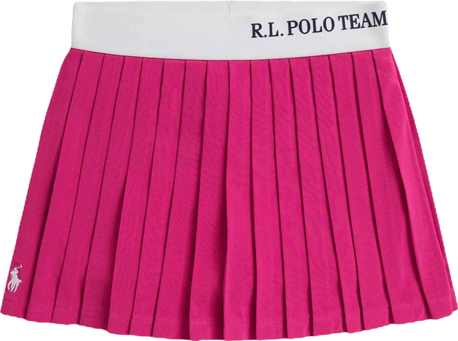 Girls 2T-6X Polo Team Pleated Skort